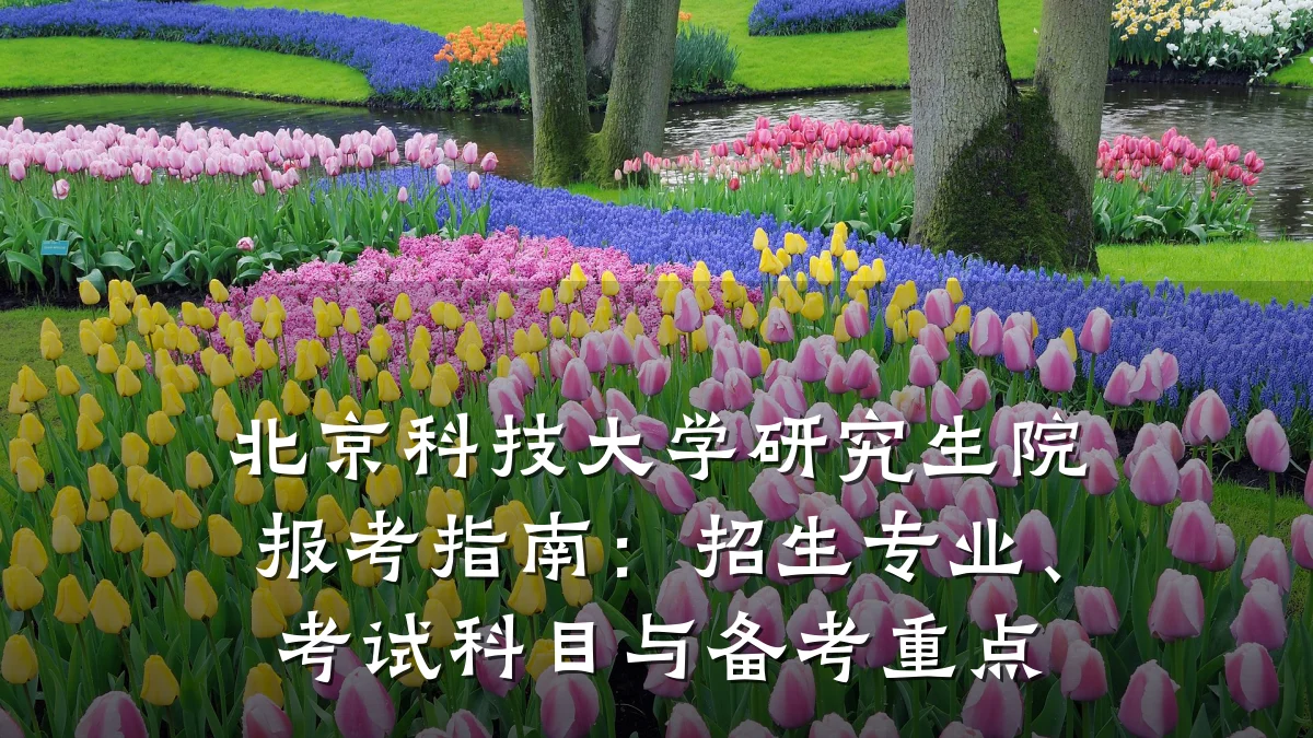 北京科技大学研究生院报考指南:招生专业、考试科目与备考重点