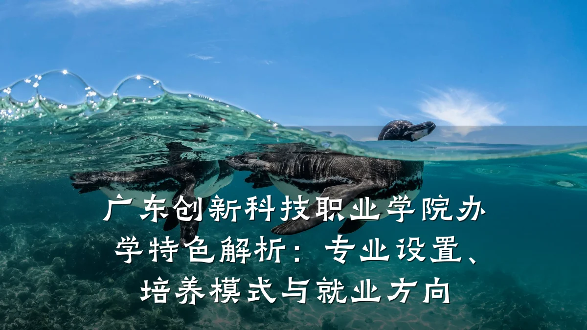 广东创新科技职业学院办学特色解析:专业设置、培养模式与就业方向
