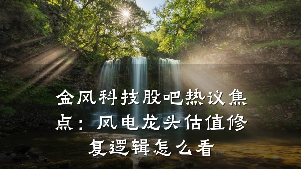 金风科技股吧热议焦点:风电龙头估值修复逻辑怎么看