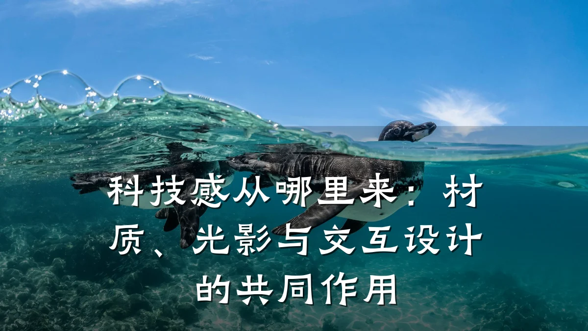 科技感从哪里来:材质、光影与交互设计的共同作用