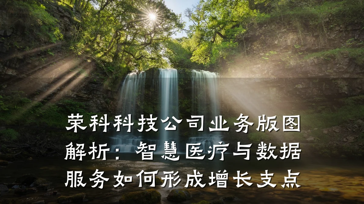 荣科科技公司业务版图解析:智慧医疗与数据服务如何形成增长支点
