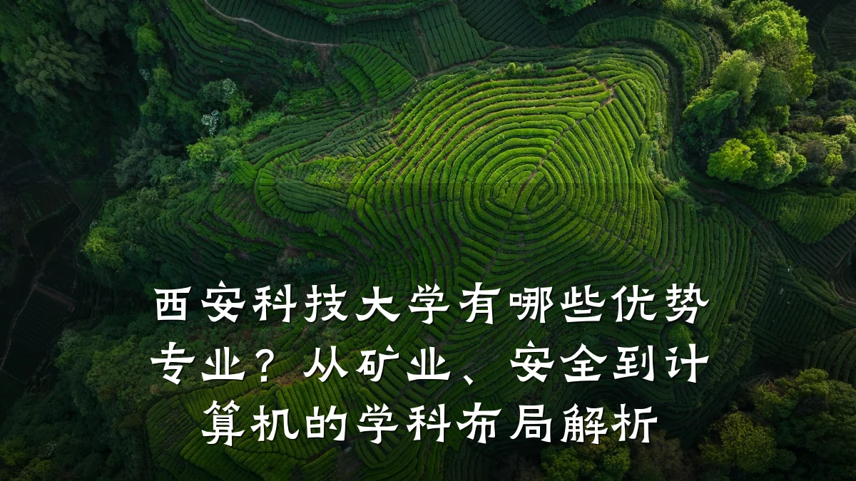 西安科技大学有哪些优势专业?从矿业、安全到计算机的学科布局解析