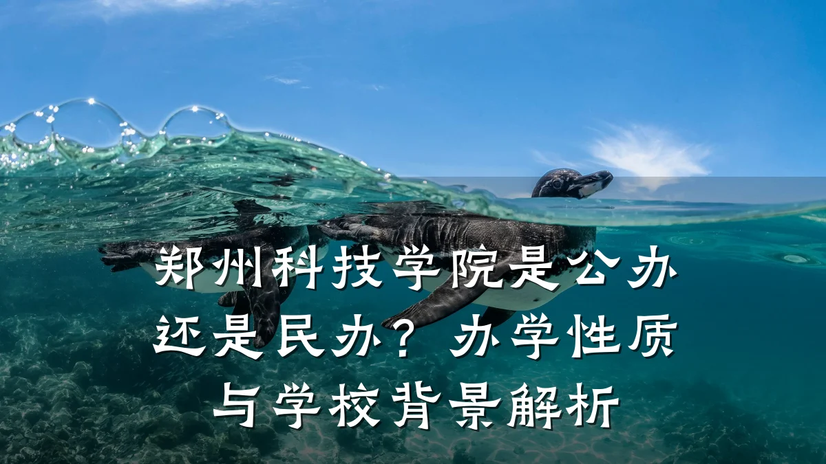 郑州科技学院是公办还是民办？办学性质与学校背景解析