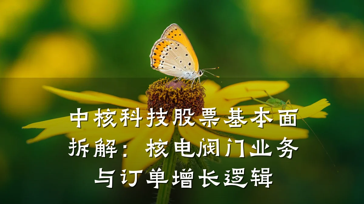 中核科技股票基本面拆解：核电阀门业务与订单增长逻辑