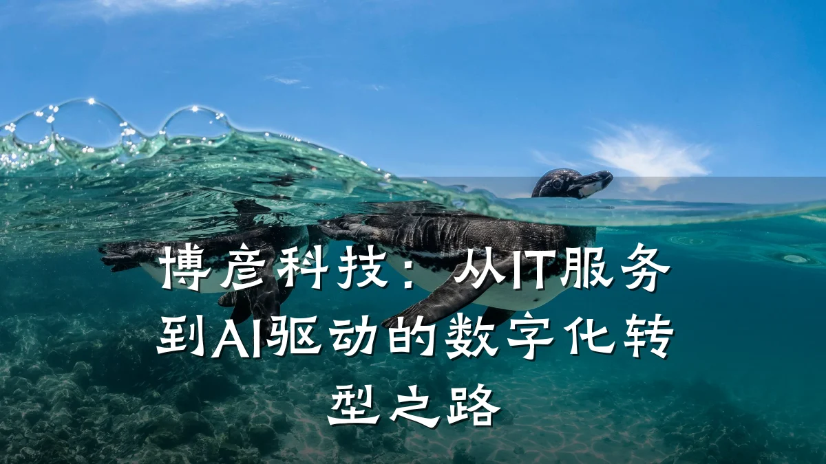 博彦科技:从IT服务到AI驱动的数字化转型之路