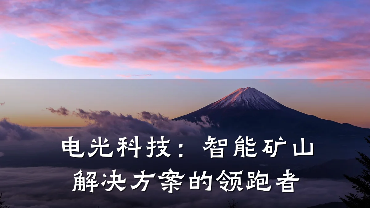 电光科技:智能矿山解决方案的领跑者