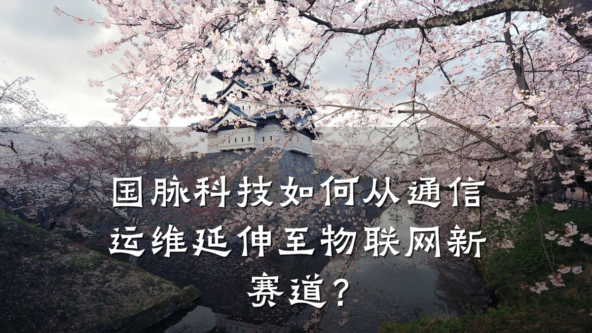 国脉科技如何从通信运维延伸至物联网新赛道?