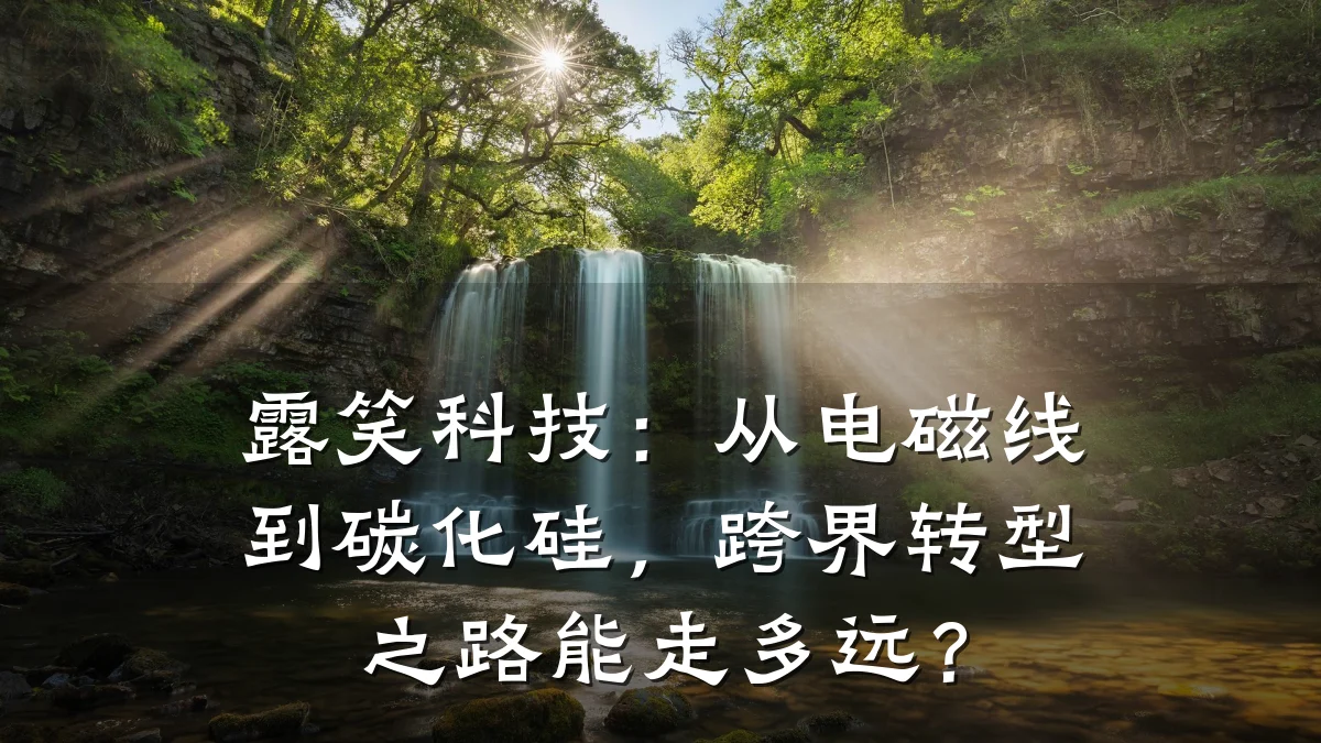 露笑科技:从电磁线到碳化硅,跨界转型之路能走多远?