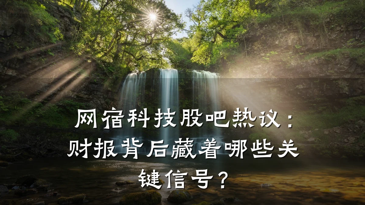 网宿科技股吧热议：财报背后藏着哪些关键信号？