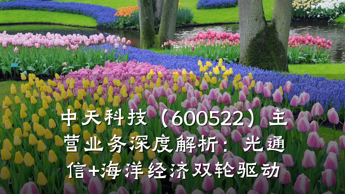 中天科技（600522）主营业务深度解析：光通信+海洋经济双轮驱动
