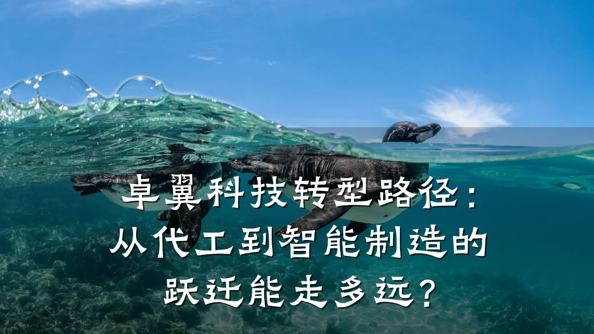 卓翼科技转型路径：从代工到智能制造的跃迁能走多远？